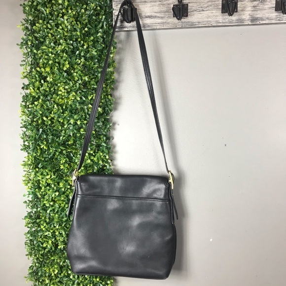 Vintage Coach Black Leather Bag - Picture 4 of 11